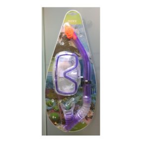 Búvárszemüveg+pipa Intex Lila