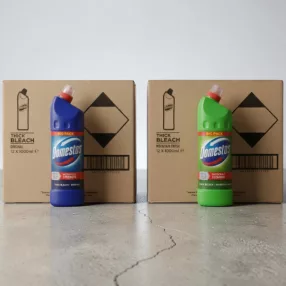   Domestos Duo Karton Csomag 24×1 liter – Dupla tisztító erő extra gazdaságos kartonos gyűjtő kiszerelésben