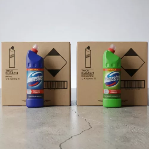 Domestos Duo Karton Csomag 24×1 liter – Dupla tisztító erő extra gazdaságos kartonos gyűjtő kiszerelésben