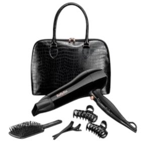   Babyliss hajszárító ajándékcsomag – Elegáns táskával