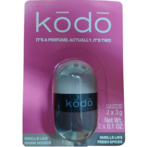 Kódó Warm Woods & Fresh Spice Szilárd Parfüm – 2 x 3 g