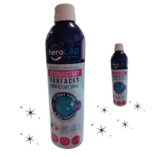 heroLAB  – Professzionális felülettisztító spray 400 ml