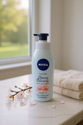 NIVEA Testápoló Cherry Blossom & Jojoba Olajjal 400ml
