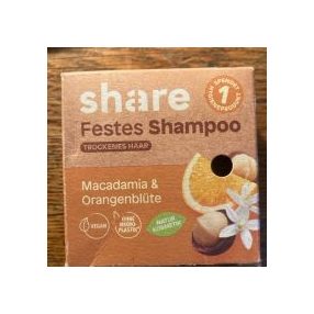 Share Szilárd Sampon – Makadámia & Narancsvirág (60 g)