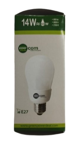 Kompakt fénycső 14W E27