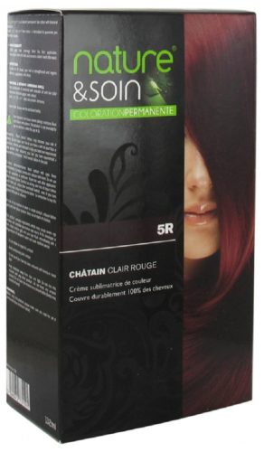 Nature&Care hajfesték 5R Light Mahogany Chestnut (világos mahagóni gesztenye) 132 ml