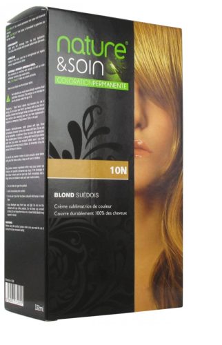 Nature&Care hajfesték 10N Swedish Blonde (svéd szőke) 132 ml