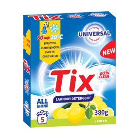 Tix mosópor Universal Lemon 380 g