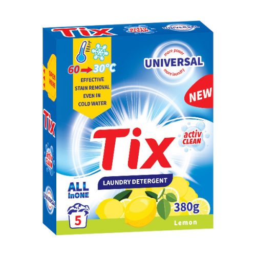 Tix mosópor Universal Lemon 380 g