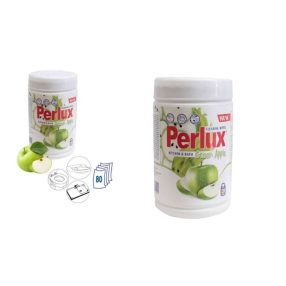   Perlux fürdőszobai és konyhai tisztítókendő Green Apple 80 db