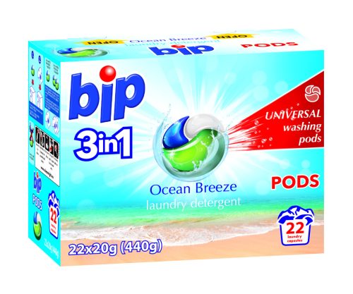 Bip Universal mosókapszula vegyes ruhákhoz 22 db