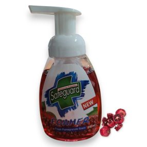   Safeguard Foamer Habszappan – Hatékony tisztítás friss gránátalma illattal (250 ml)