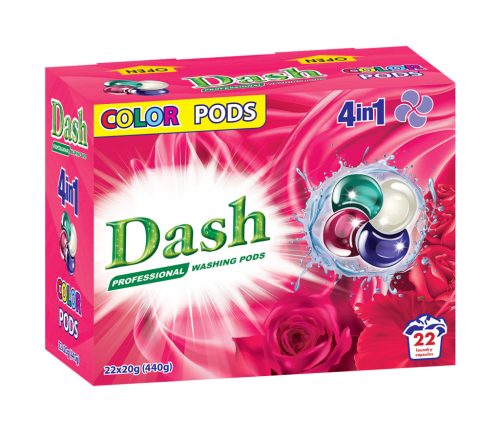 Dash mosókapszula 4in1 COLOR 440 g  (22 db)