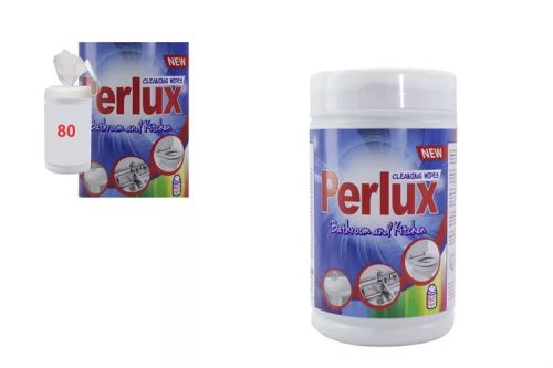 Perlux fürdőszobai és konyhai tisztítókendő 80 db