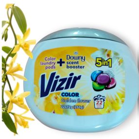 Vizir Color Downy Golden Flower 5in1 mosókapszula 24 db