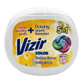 Vizir Color Downy Golden Flower 5in1 mosókapszula 22 db