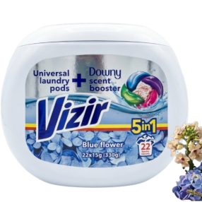 Vizir Universal Downy Blue Flower 5in1 mosókapszula 24 db