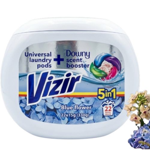 Vizir Universal Downy Blue Flower 5in1 mosókapszula 24 db