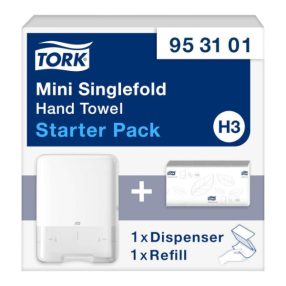 Tork Mini kéztörlő adagoló +  1 cs. Kéztörlő (953101)