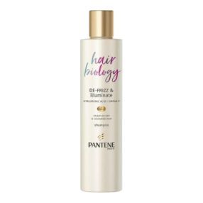   Pantene Hair Biology Sampon – De-Frizz & Illuminate (250 ml)