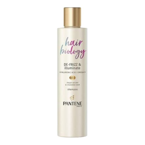 Pantene Hair Biology Sampon – De-Frizz & Illuminate (250 ml)
