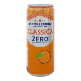 SAN PELLEGRINO 330 ML ARANCIATA CLASSICA ZERO CAN 