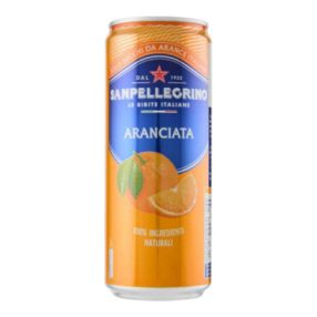 SAN PELLEGRINO 330ML ARANCIATA CAN /24