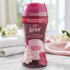   Lenor Unstoppables Ruby Jasmine Parfümgyöngyök Mosáshoz – 195 g