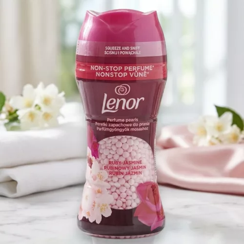 Lenor Unstoppables Ruby Jasmine Parfümgyöngyök Mosáshoz – 195 g