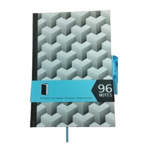   Jegyzetfüzet A5 Keményfedeles – 96 lapos, vonalas kivitelben