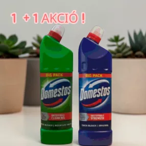   Domestos Mountain Fresh és Original fertőtlenítő hatású csomag 2x1l