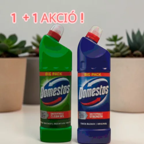 Domestos Mountain Fresh és Original fertőtlenítő hatású csomag 2x1l