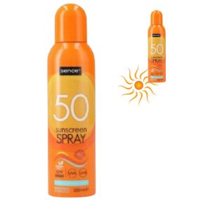 Sence Napozó Spray SPF 50 – Magas védelem, 200 ml