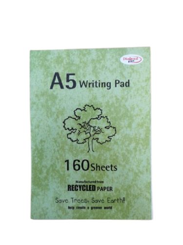 Diamond Plus Jegyzettömb – 160 vonalas lap, újrahasznosított papírból