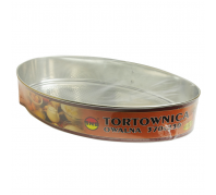 Tortaforma ovál 37x23cm