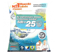 No1 Mosódió labda 5db-os Classic (25 mosás).