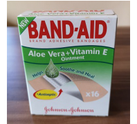 BAND-AID sebtapasz 16db-os Aloe Vera+E vitamin 2*7cm