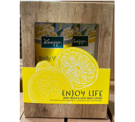 Kneipp ajándékcsomag 200ml tusfürdő&200ml testápoló Enjoy Life Citrom