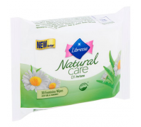 Libresse 20db-os intim törlőkendő Natural Care