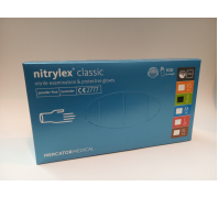 Nitrylex Classic nitril kesztyű 100db S , púdermentes, lavender