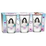 Disney Violetta Üvegpohár Szett – 3 db (237 ml)