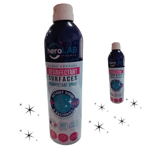 heroLAB  – Professzionális felülettisztító spray 400 ml