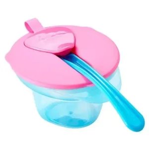 Tommee Tippee Baba Etetőtálka Tetővel és Kanállal (4 hónapos kortól)
