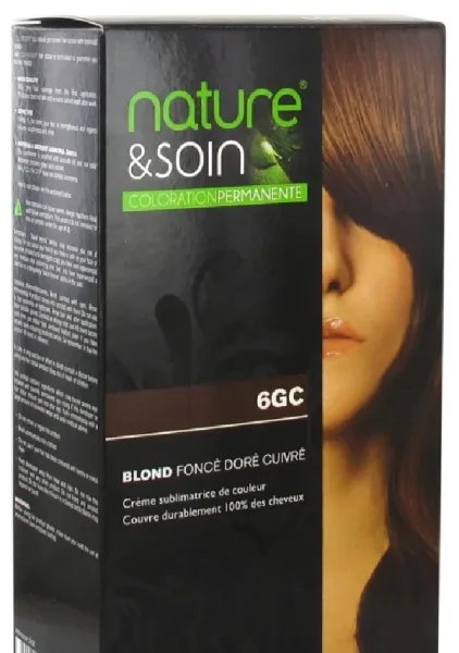 Nature&Care hajfesték 6GC Dark Golden Copper Blonde (sötét arany réz szőke) 132 ml