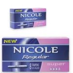 Nicole Regular Super Applikátoros Tampon – Extra védelem a magabiztos mindennapokért (8 db)