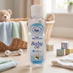 Mama Babaolaj Természetes Olívaolajjal (200 ml)