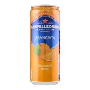 SAN PELLEGRINO 330ML ARANCIATA CAN /24