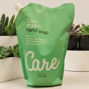 Care Organic Bio Folyékony Kézmosó Utántöltő – Érzékeny Bőrre, Aloe Verával (750 ml)
