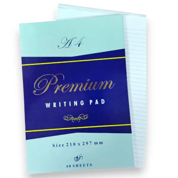 Premium Felső Tűzésű Vonalas Jegyzettömb – A4-es Méret, 40 Lap