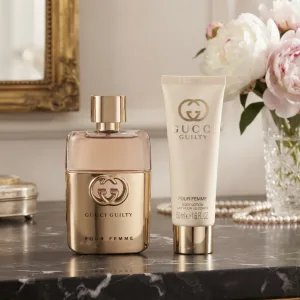 Gucci Guilty Pour Femme Eau de Parfum Ajándékszett – 50 ml EDP + 50 ml Testápoló